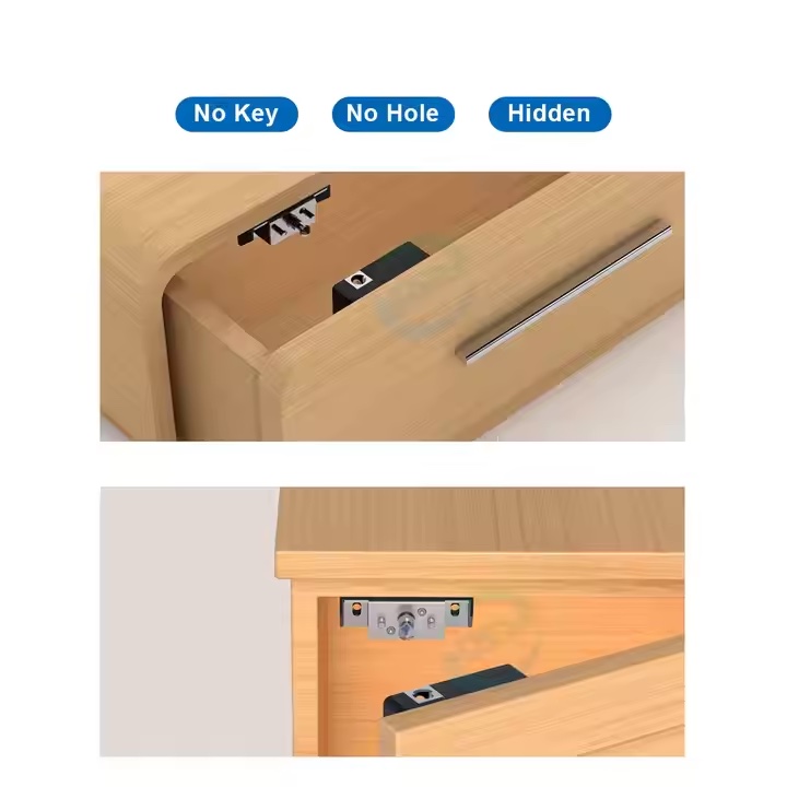 Hidden Cabinet Lock Invisible