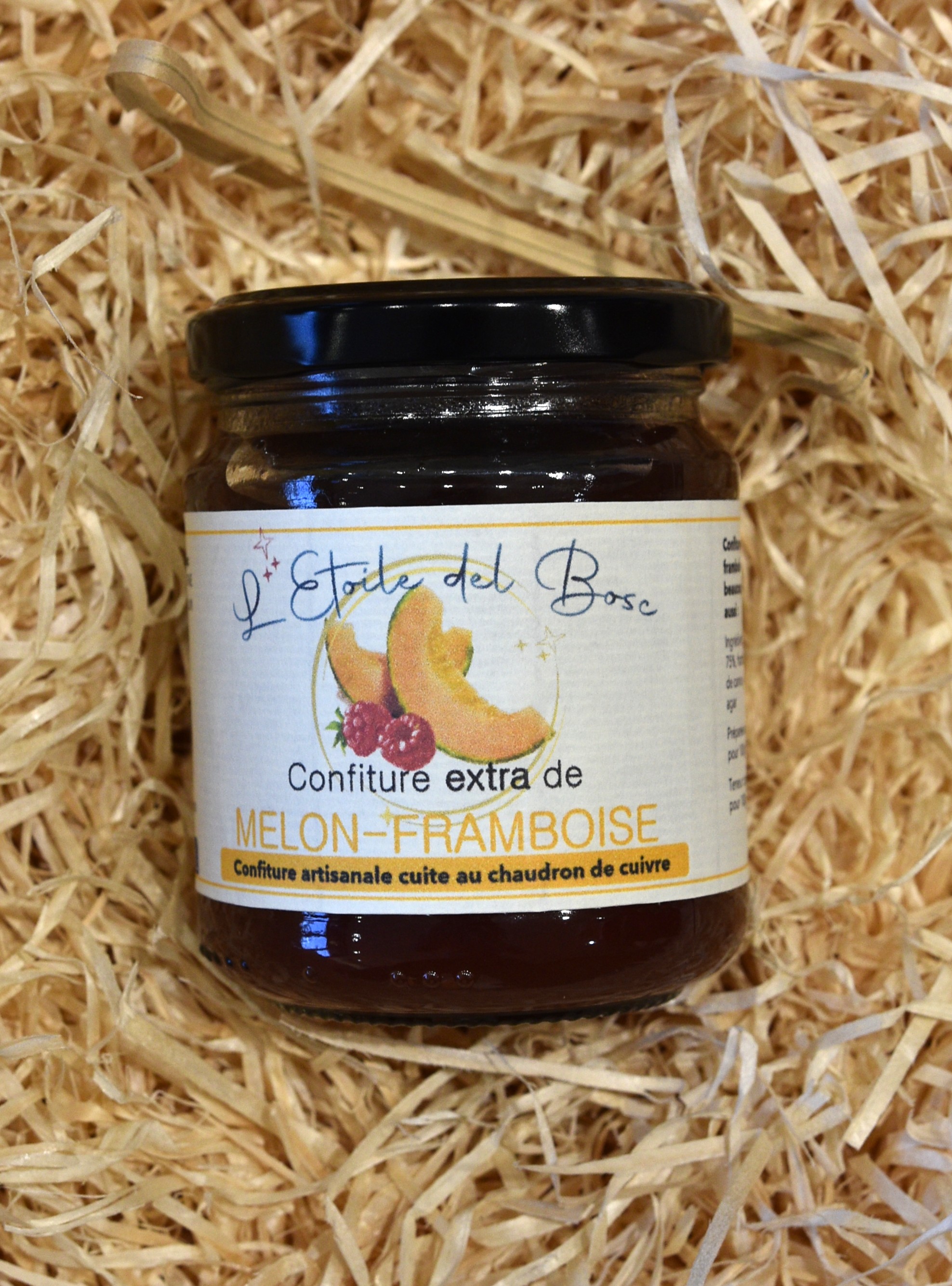 Confiture melon framboise