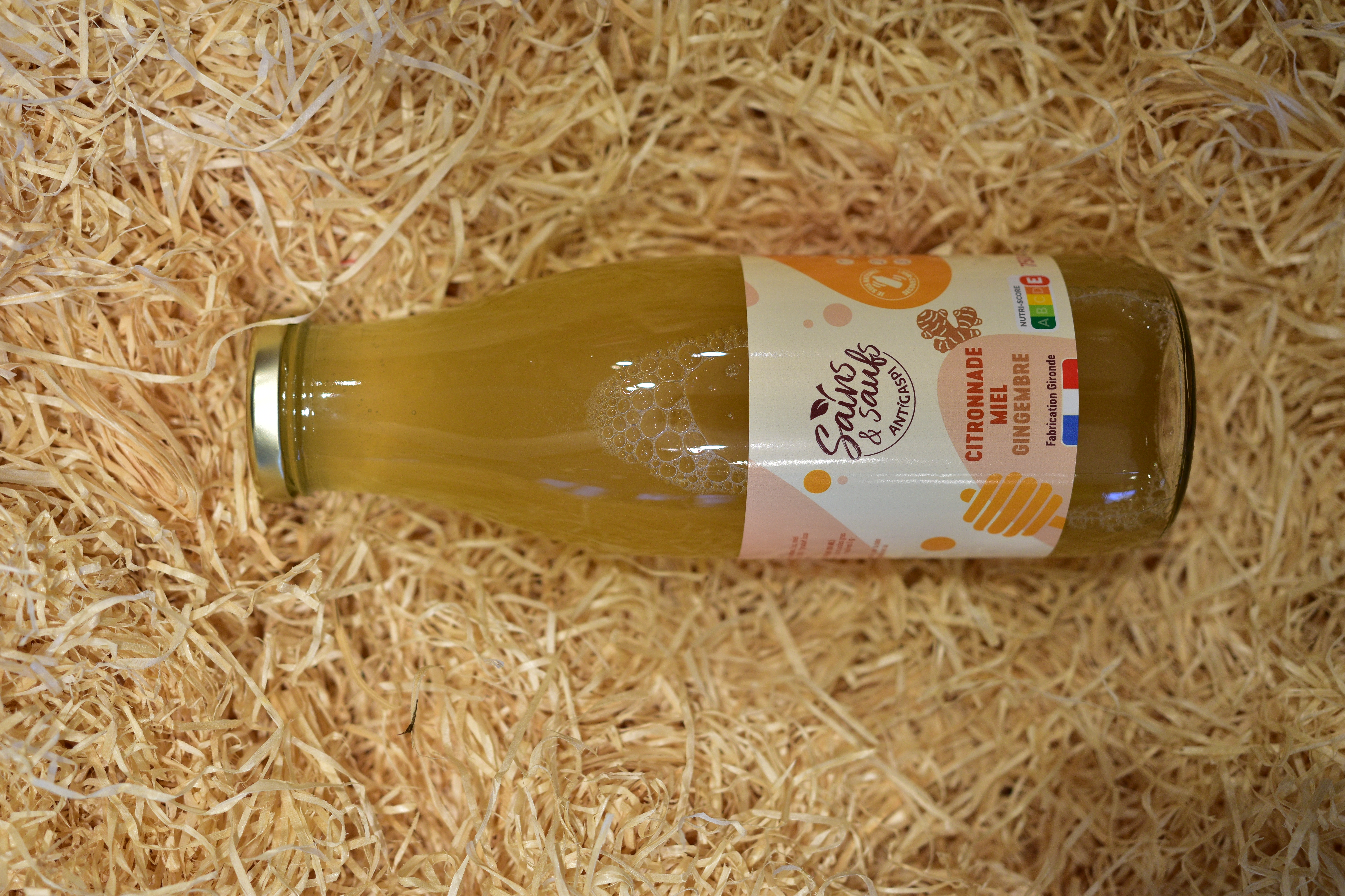 Citronnade miel gingembre