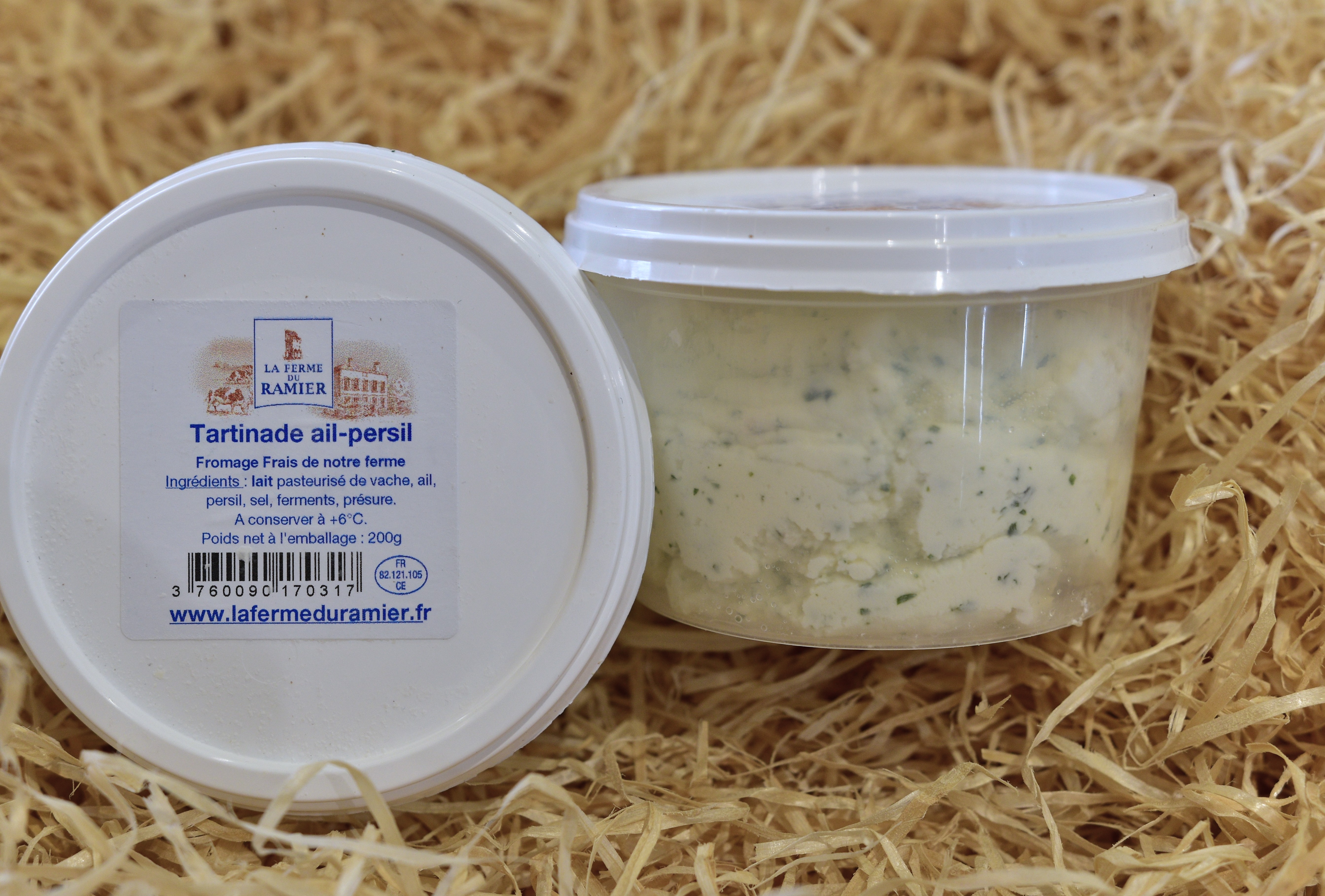 fromage frais ail et persil