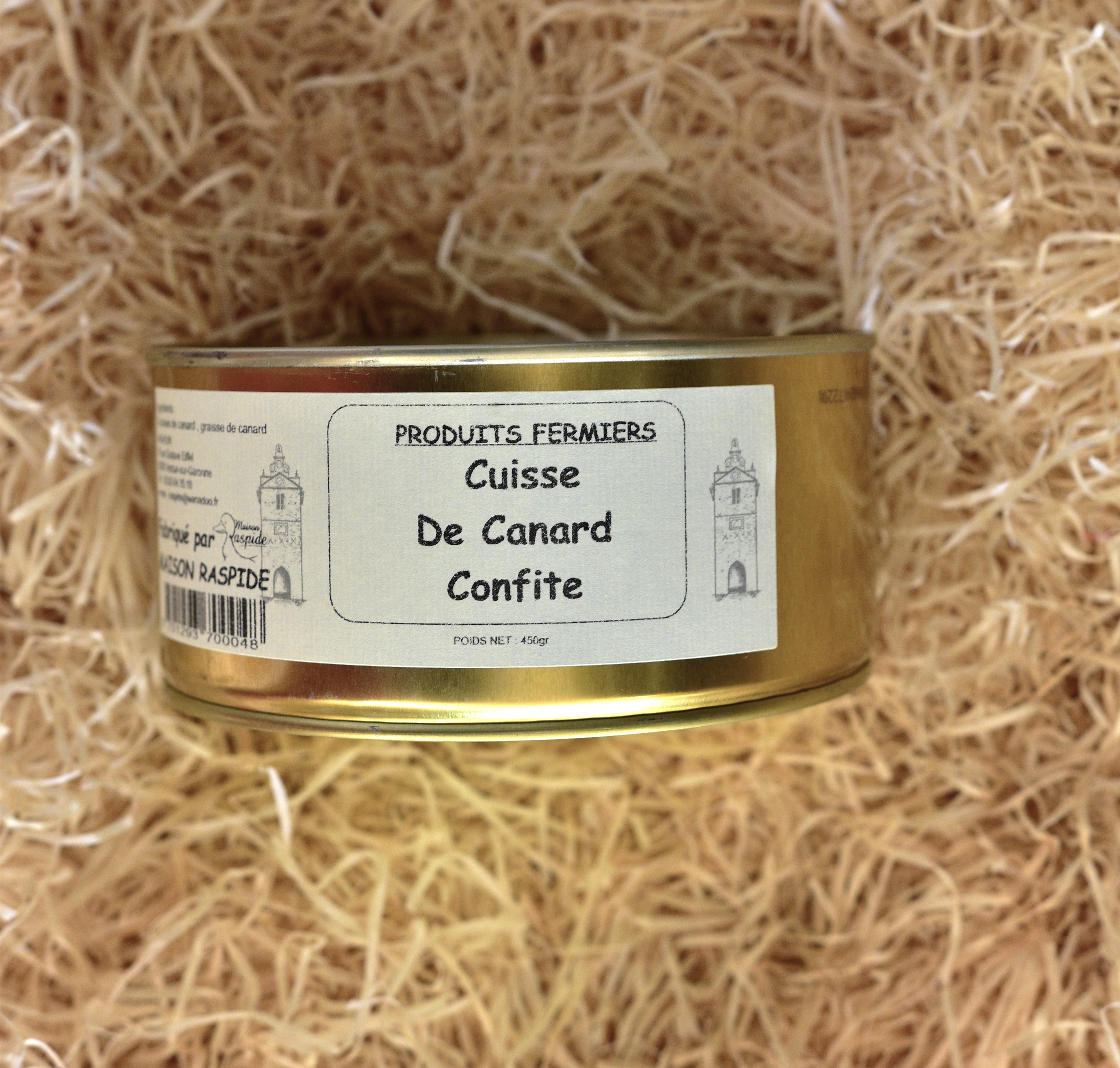 2 cuisses de canards confites