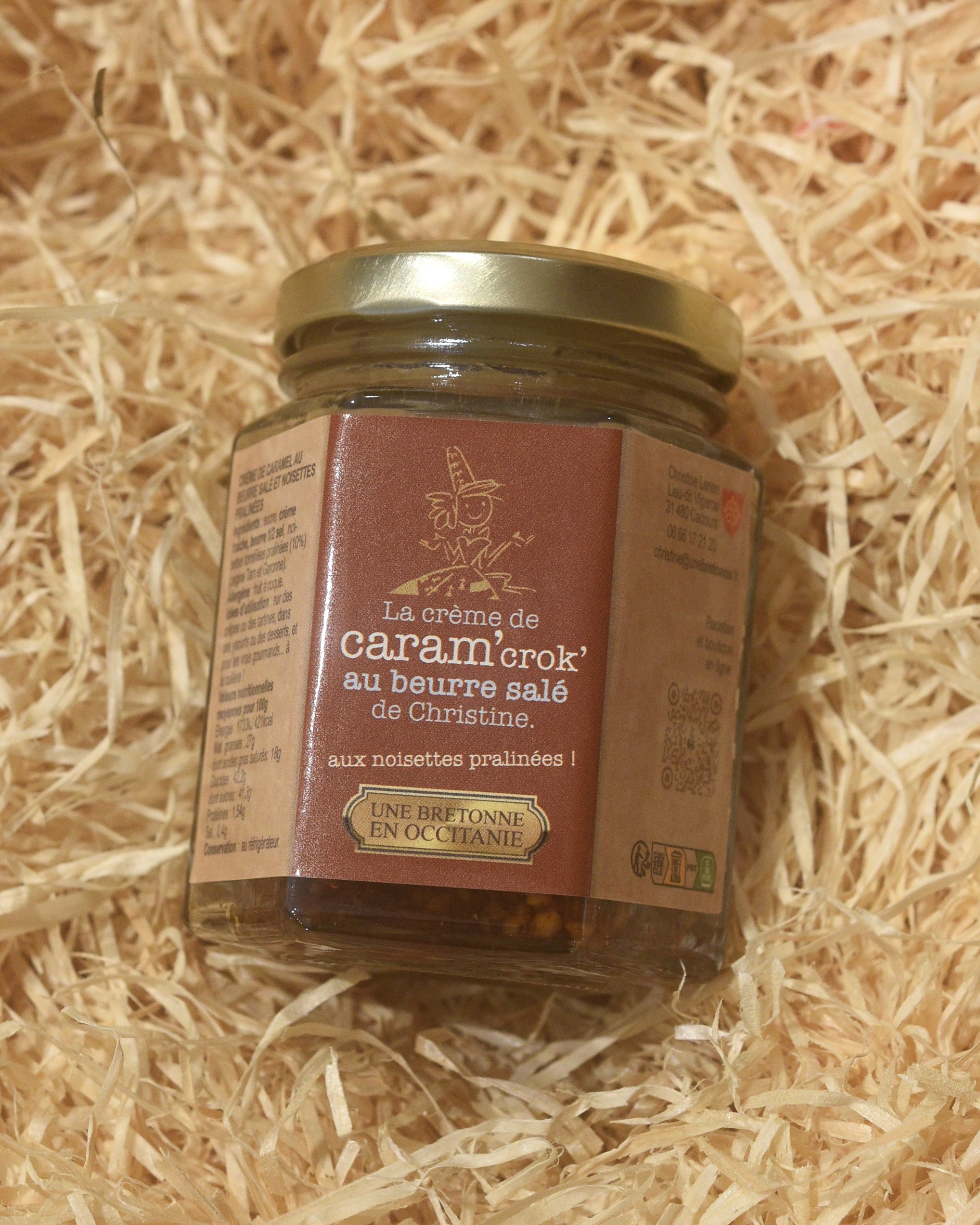 Caramel aux noisettes pralinés