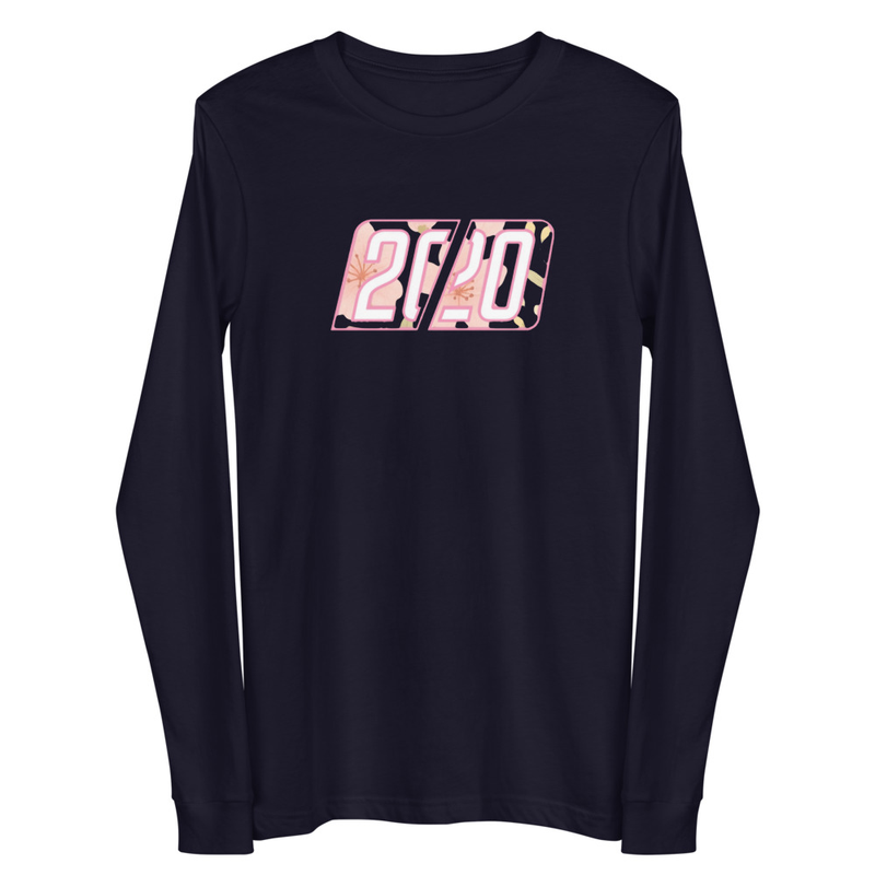 20/20 Flower Emblem Unisex Long Sleeve Tee