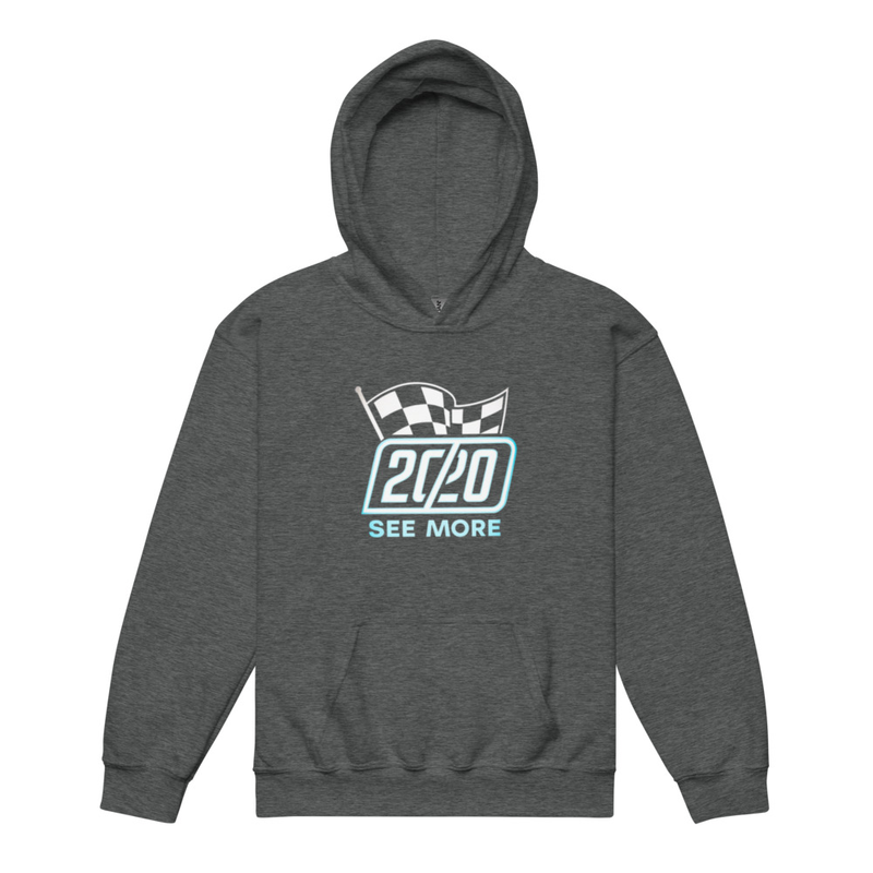 20/20 Checkered Flag Youth Heavy Blend Hoodie