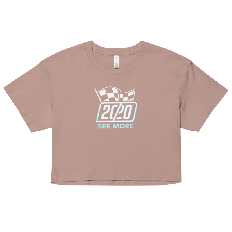 20/20 Checkered Flag Women’s Crop Top