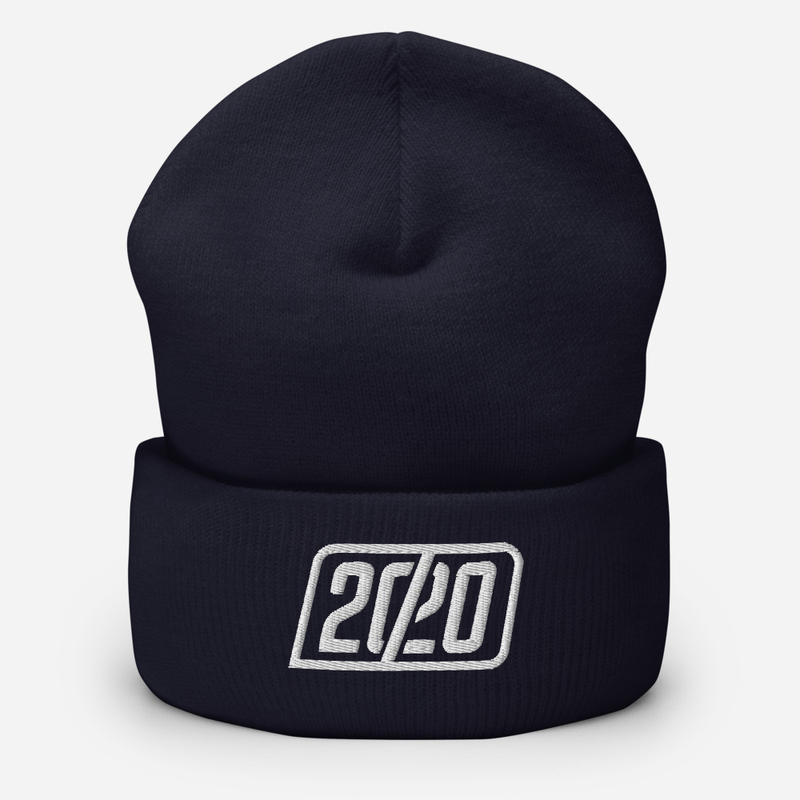 20/20 Emblem Cuffed Beanie
