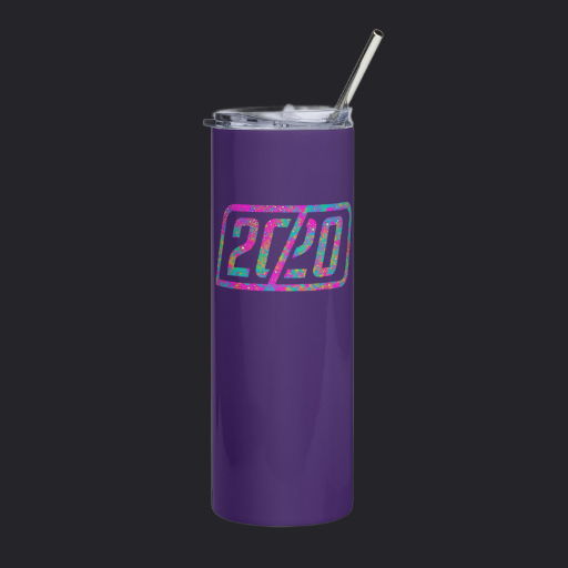 20/20 Splatter Emblem Stainless Steel Tumbler