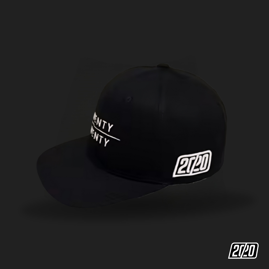 Black Twenty Twenty Snapback Hat