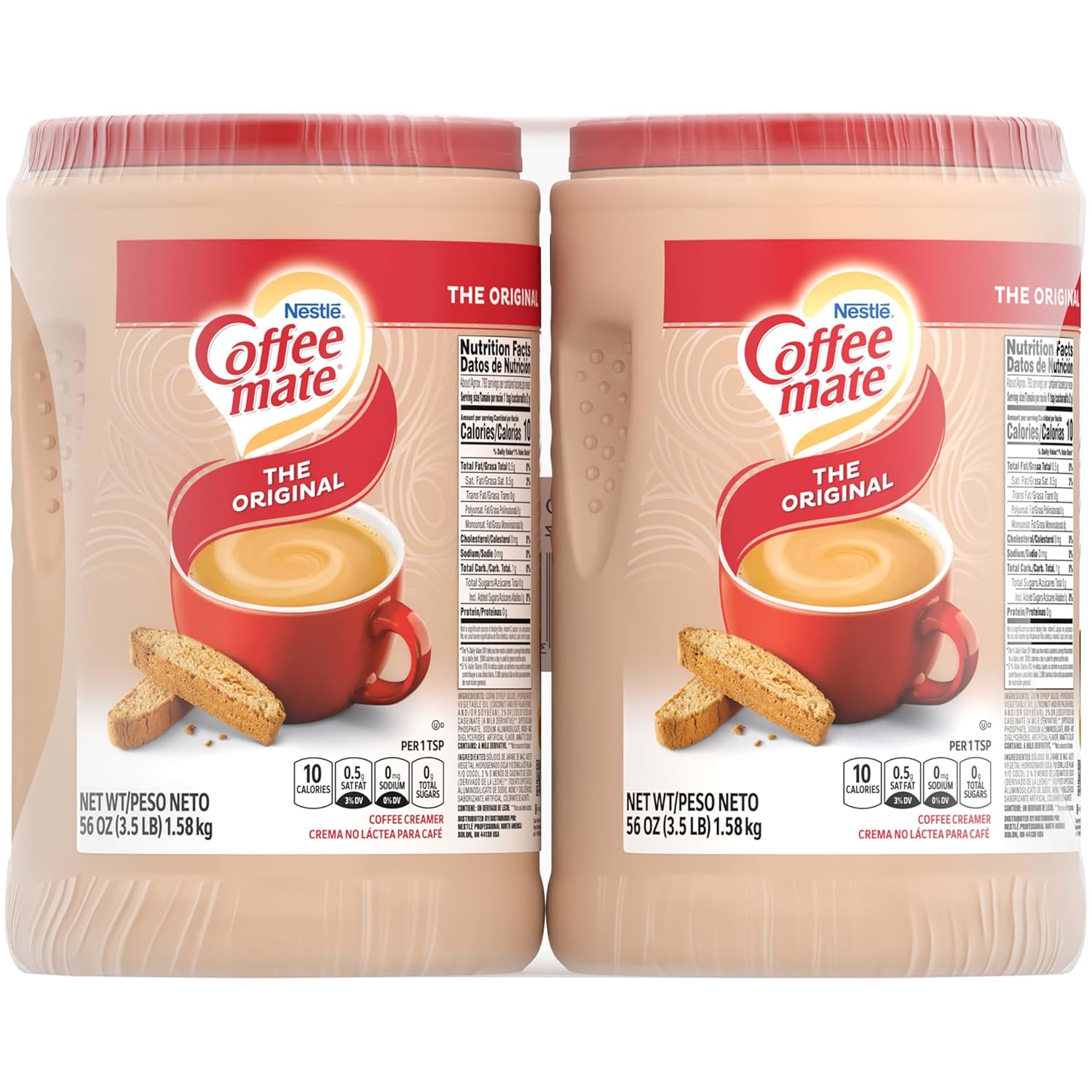 2 boites Nestlé Coffee-Mate The Original