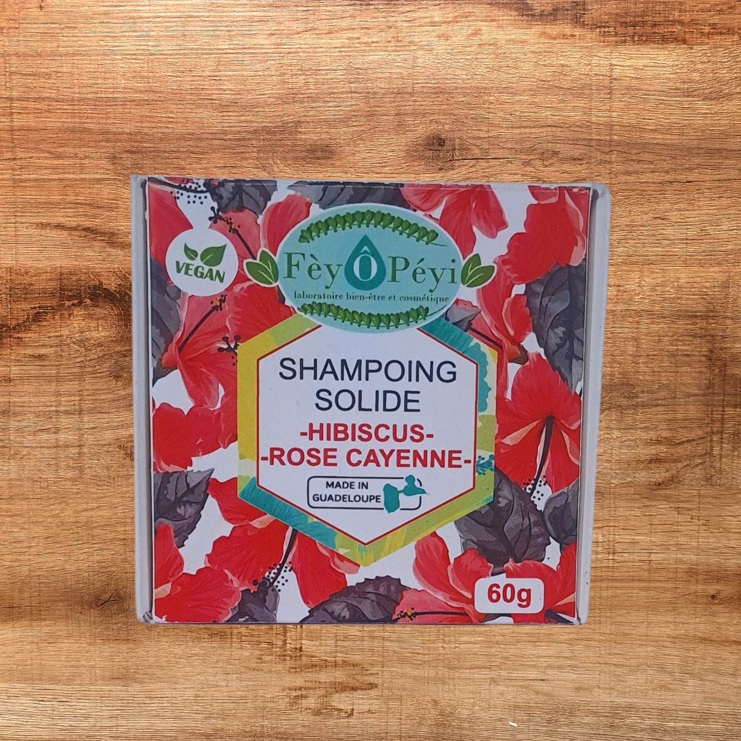 Shampoing Solide Hibiscus-Rose Cayenne