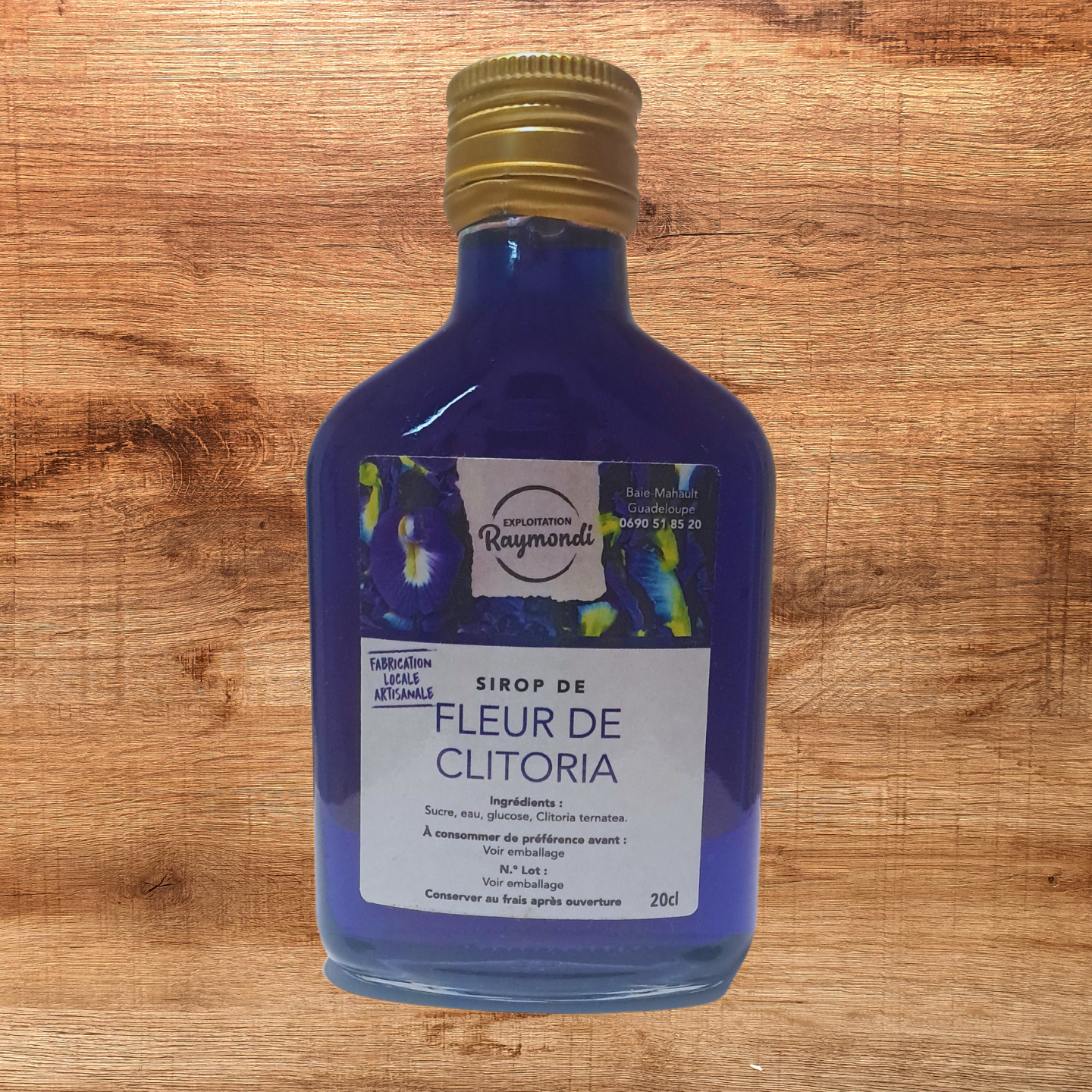 Sirop de fleur de clitoria