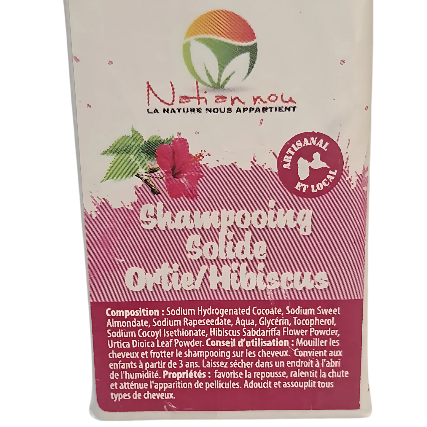 Shampooing Solide Ortie/Hibiscus