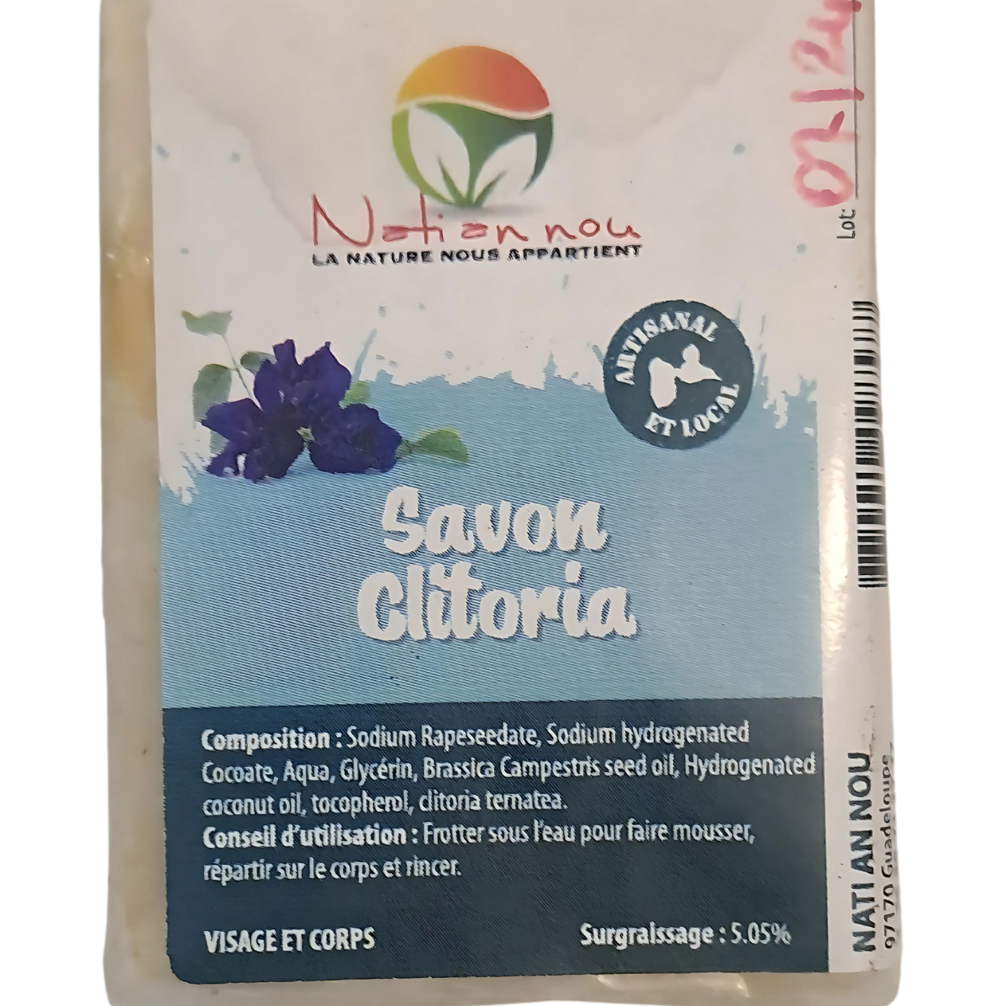 Savon Clitoria