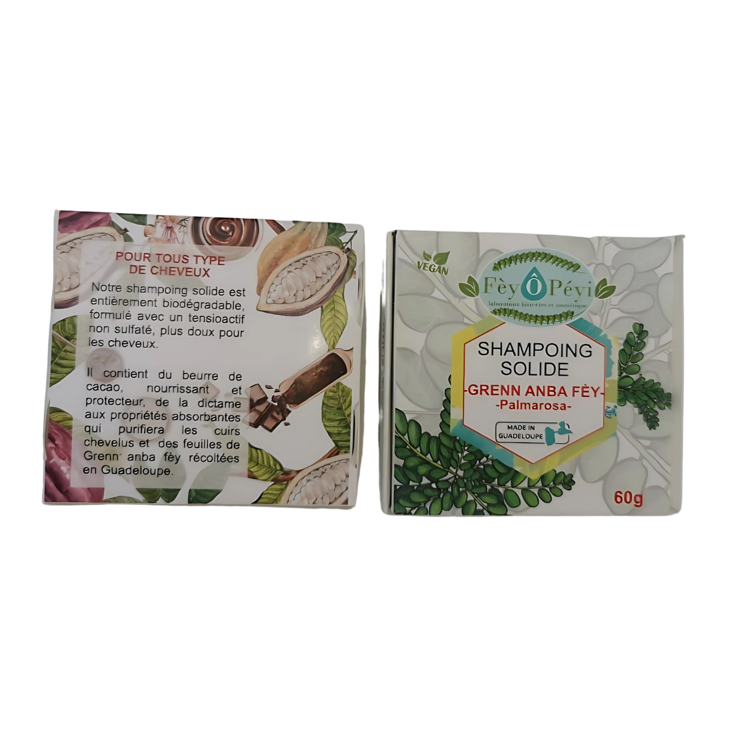 Shampooing solide Grenn Anba Fèy - Palmarosa