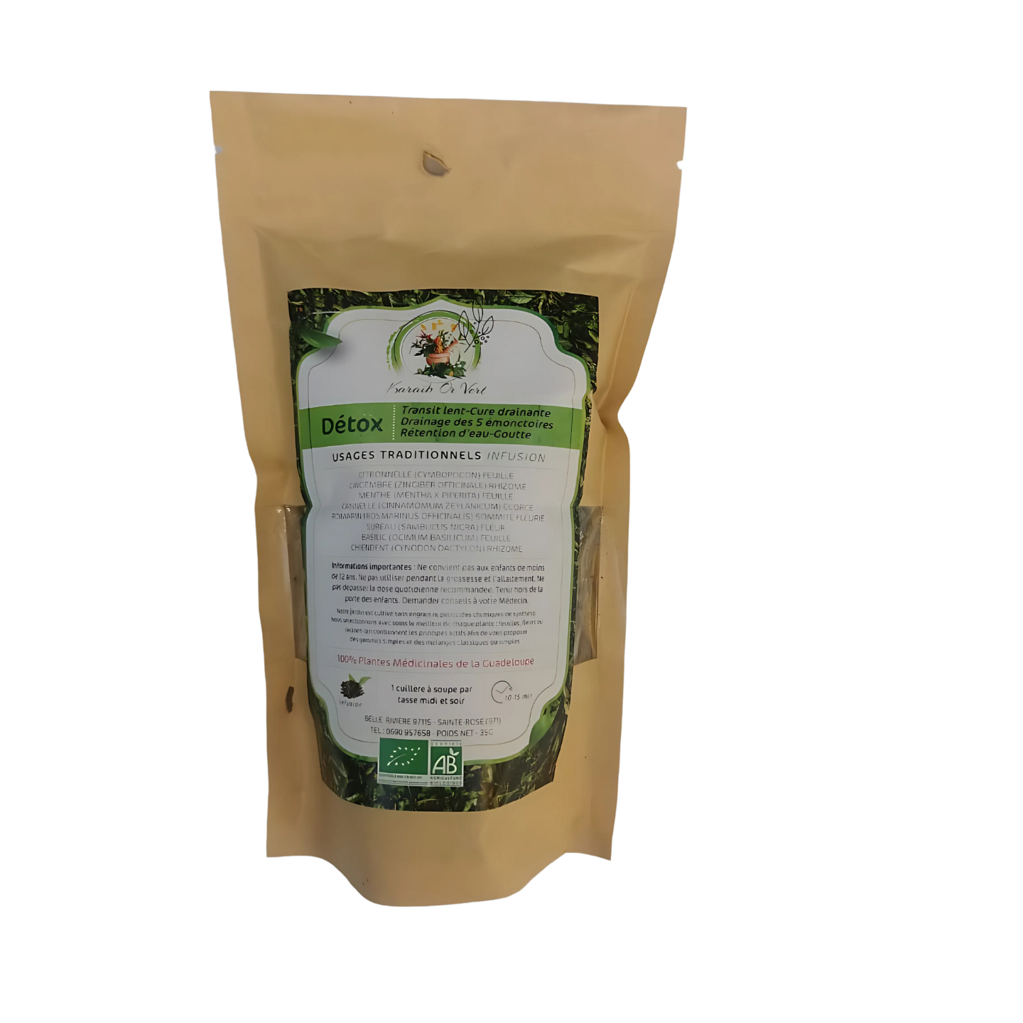 Tisane bio détoxifiante