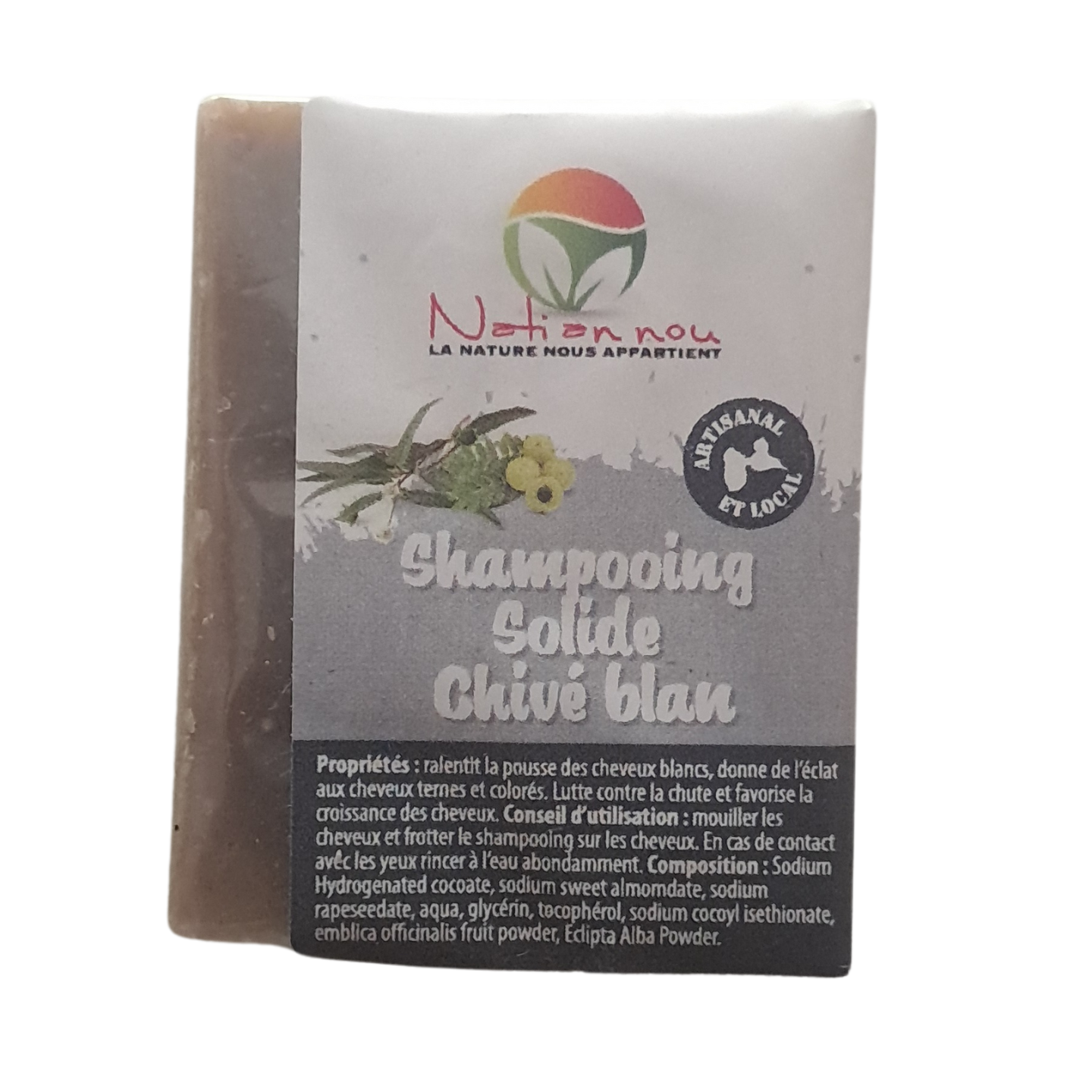 Shampooing Solide Chivé Blan