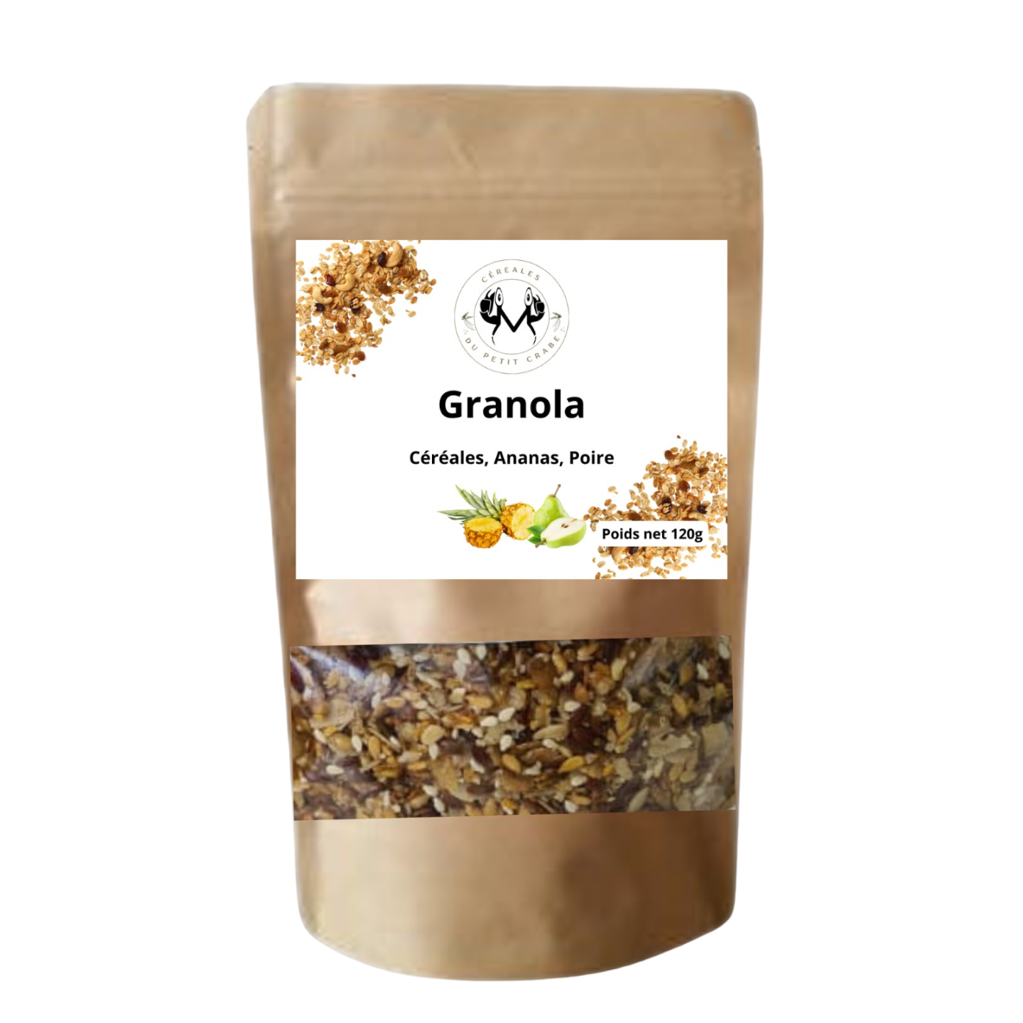 Granola (céréales, ananas, poire)