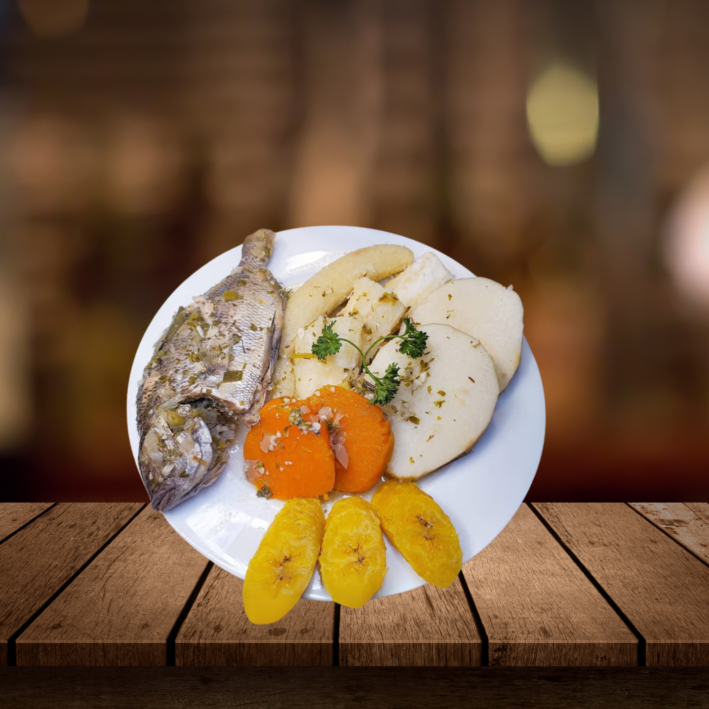 Blaff de poisson frais & racines
