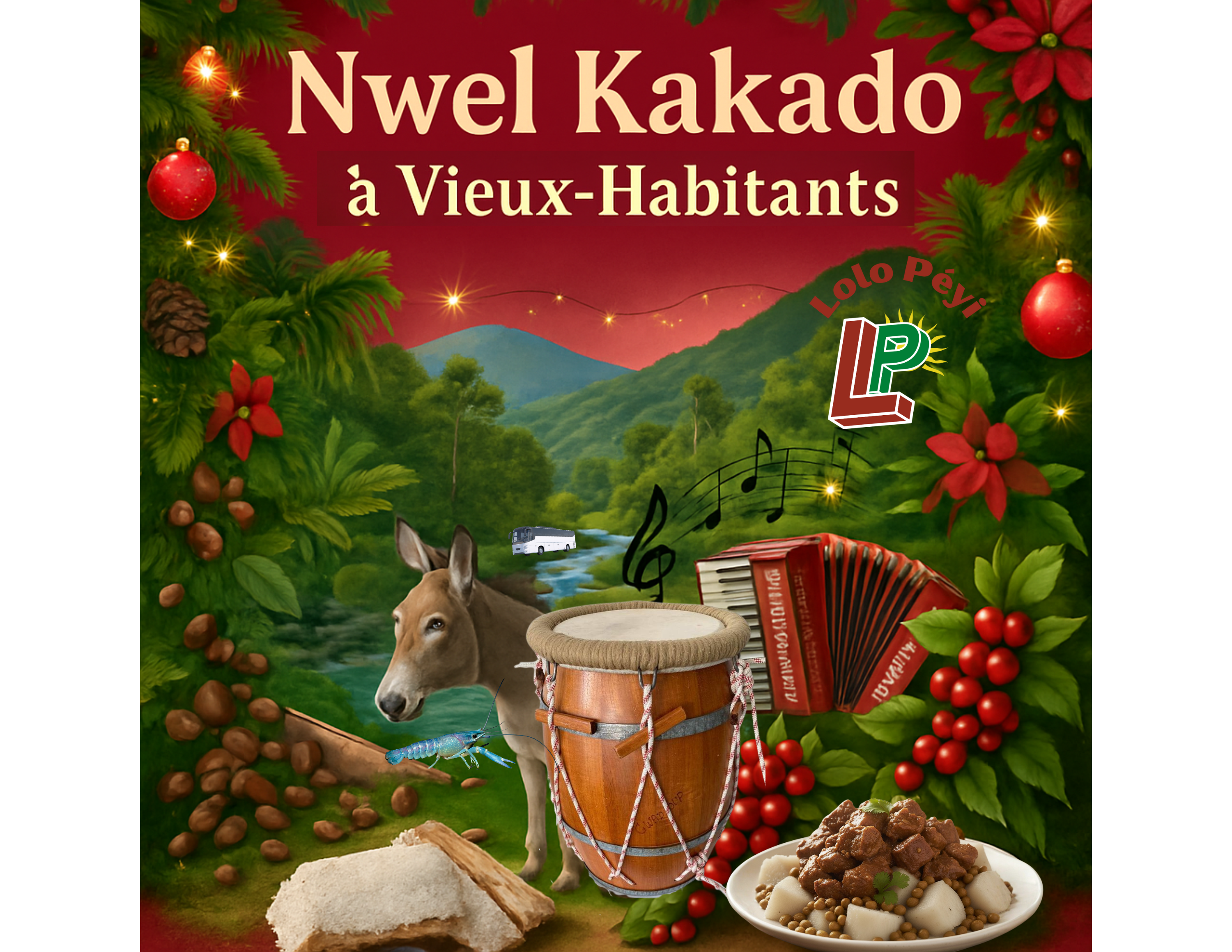 Nwèl Kakadò à Vieux-Habitants