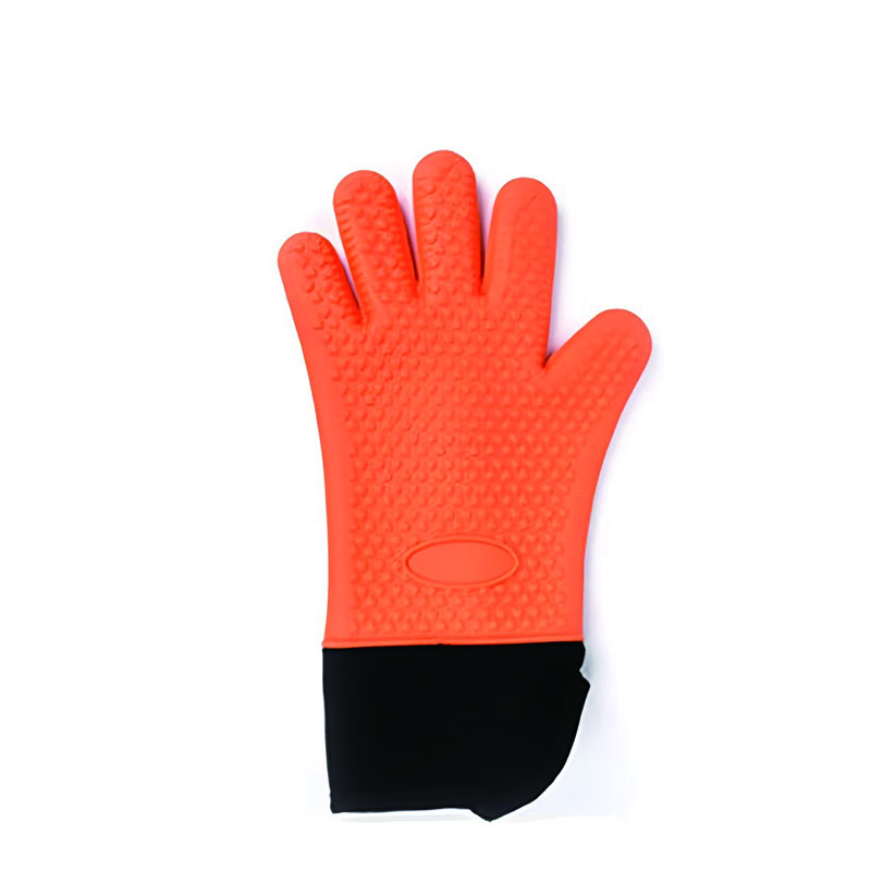 Wholesale BBQ Grilling Gloves, Heart-Shaped Silicone Cotton Gloves OEM