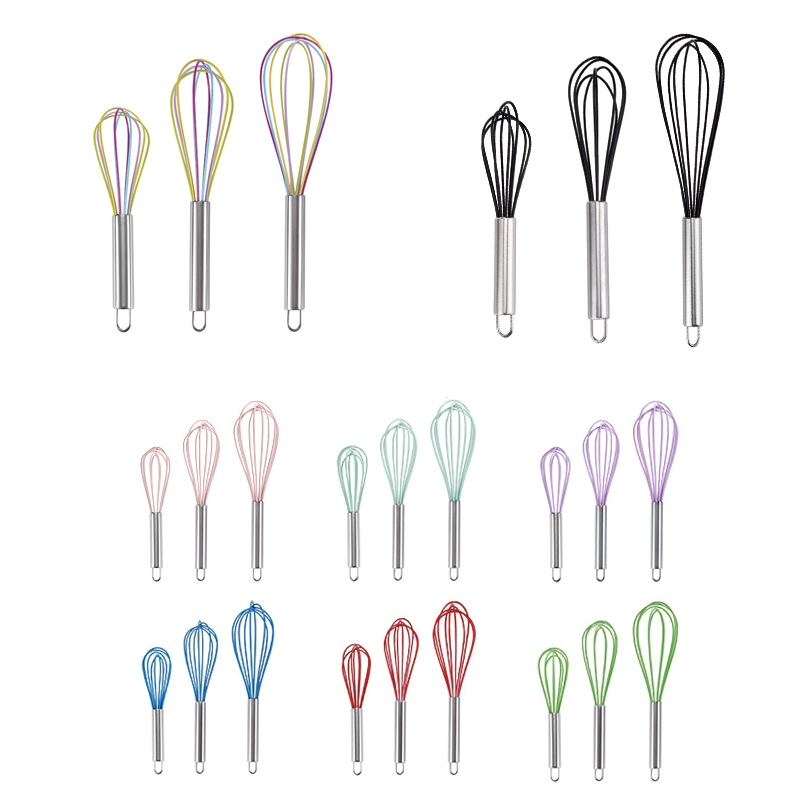 Wholesale Silicone Egg Whisk with OEM Customization, Professional Cooking Tool
