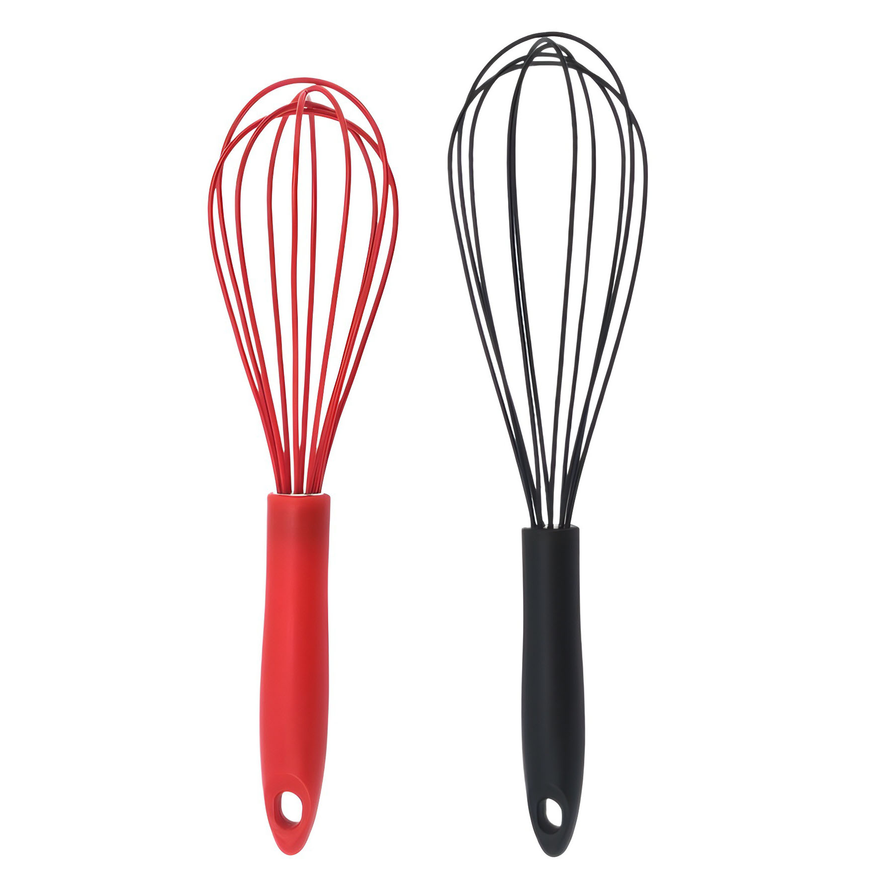 Bulk Wholesale Silicone Egg Beater with Plastic Handle OEM Available