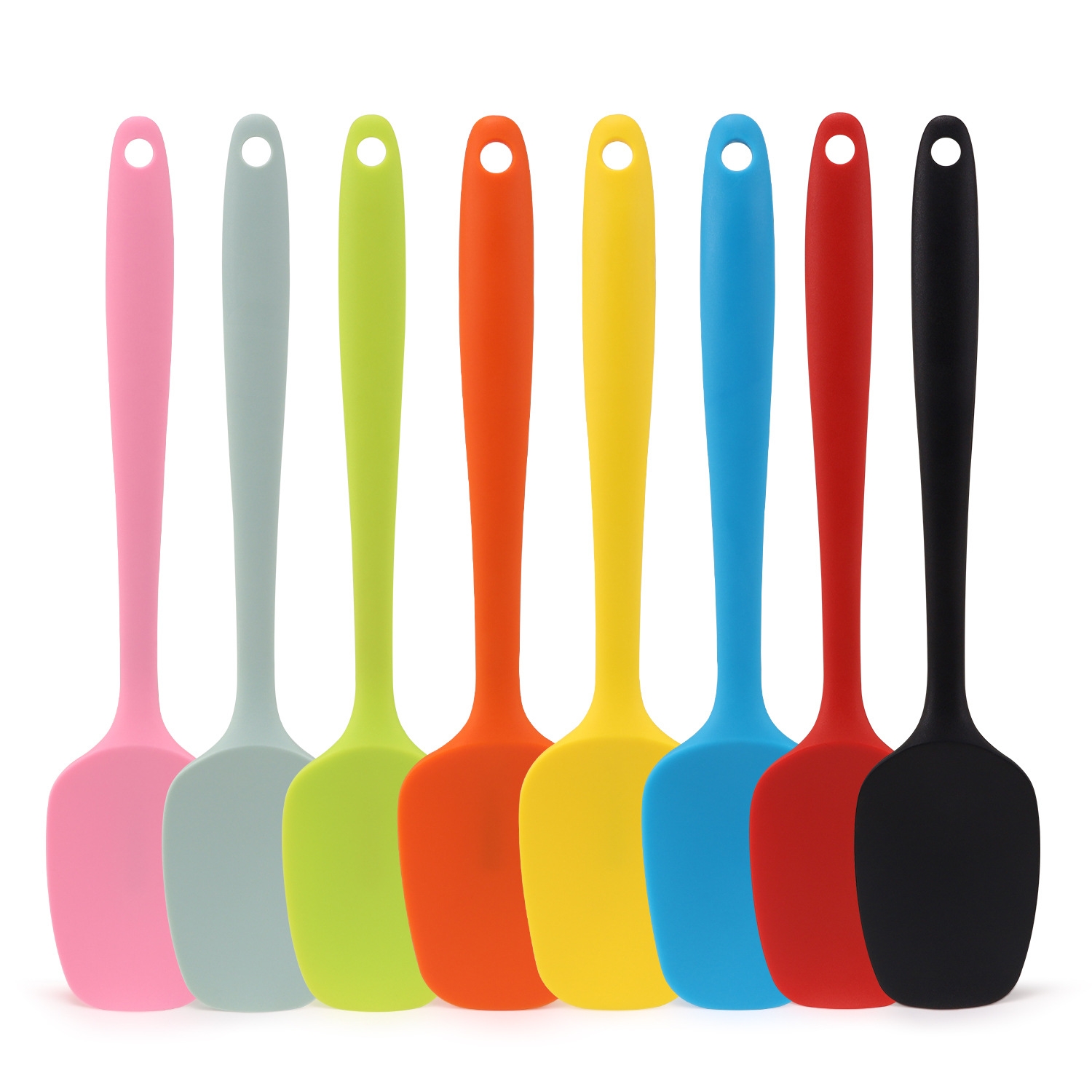 Wholesale Silicone Spatula OEM Supplier, Solid Color Scraper