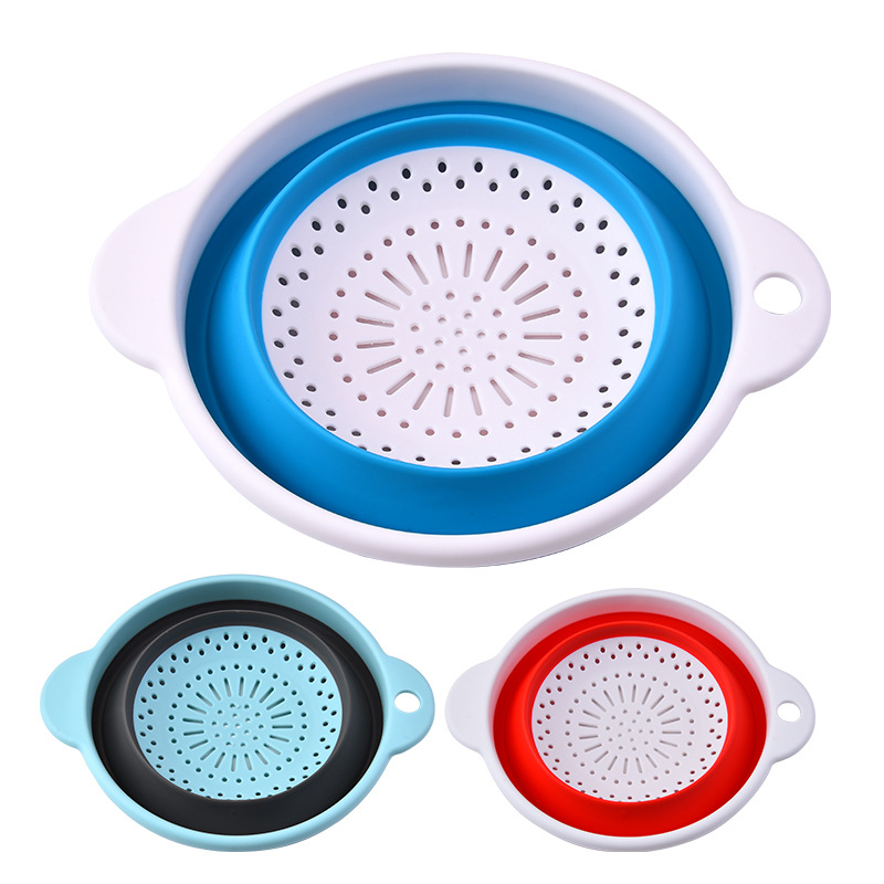 Wholesale Foldable Pasta Strainer, Drain Basket with OEM Customization