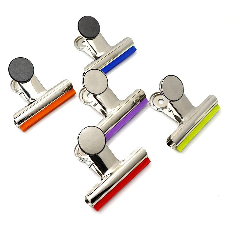 Wholesale Stainless Steel Potato Chip Bag Clip, Round Head Magnetic Clip