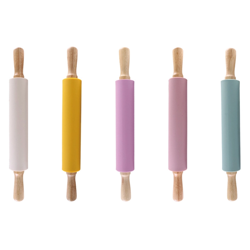 OEM Supplier for Wholesale Silicone Rolling Pin, Wooden Handle Design