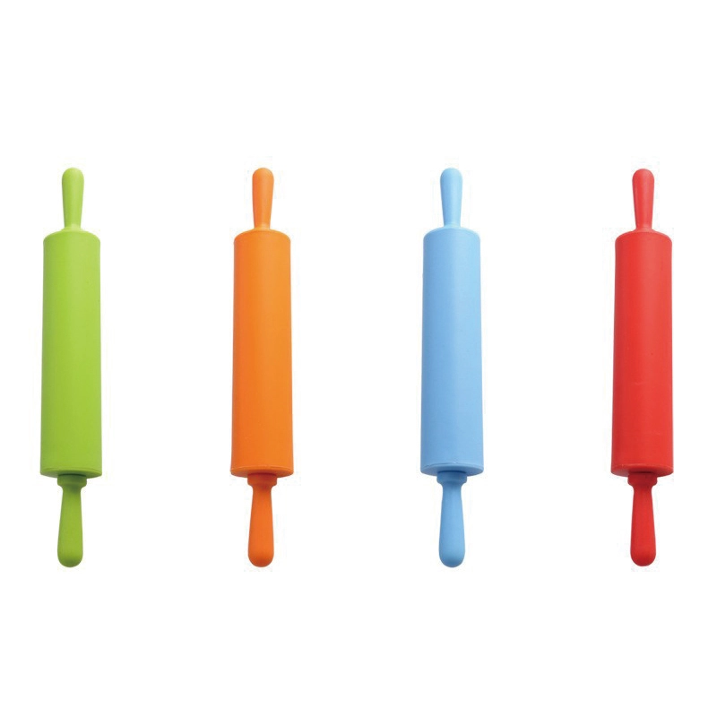 Wholesale Silicone Rolling Pin with PP Handle, OEM Customization