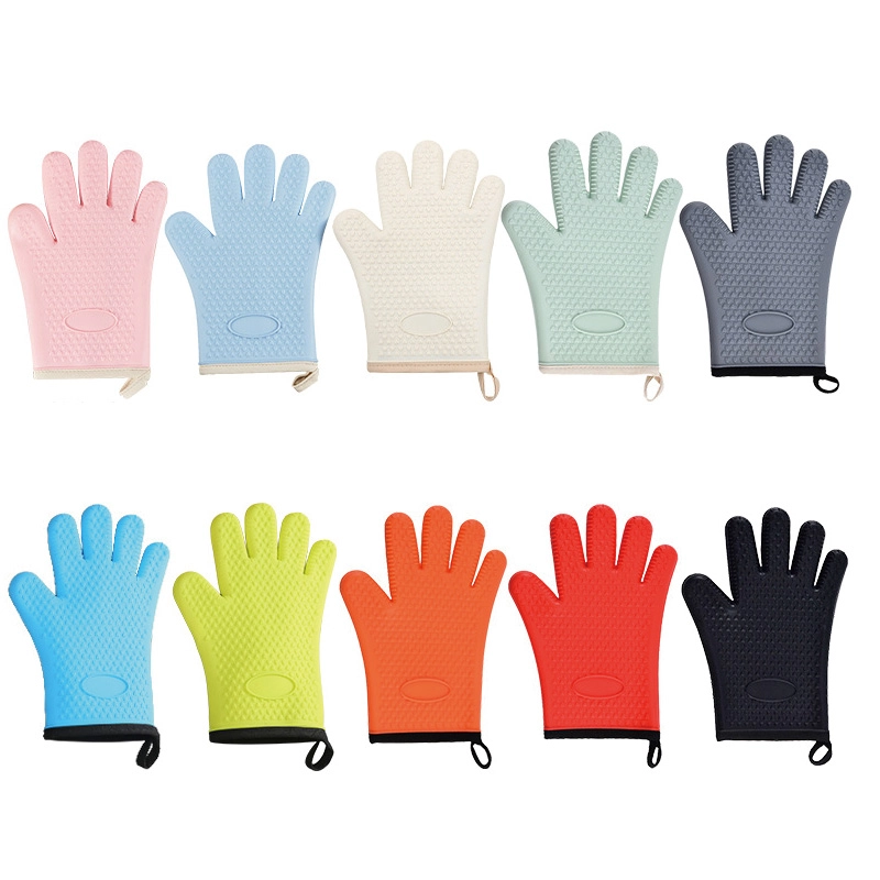 Bulk Wholesale Grilling Gloves, Silicone & Cotton OEM Gloves