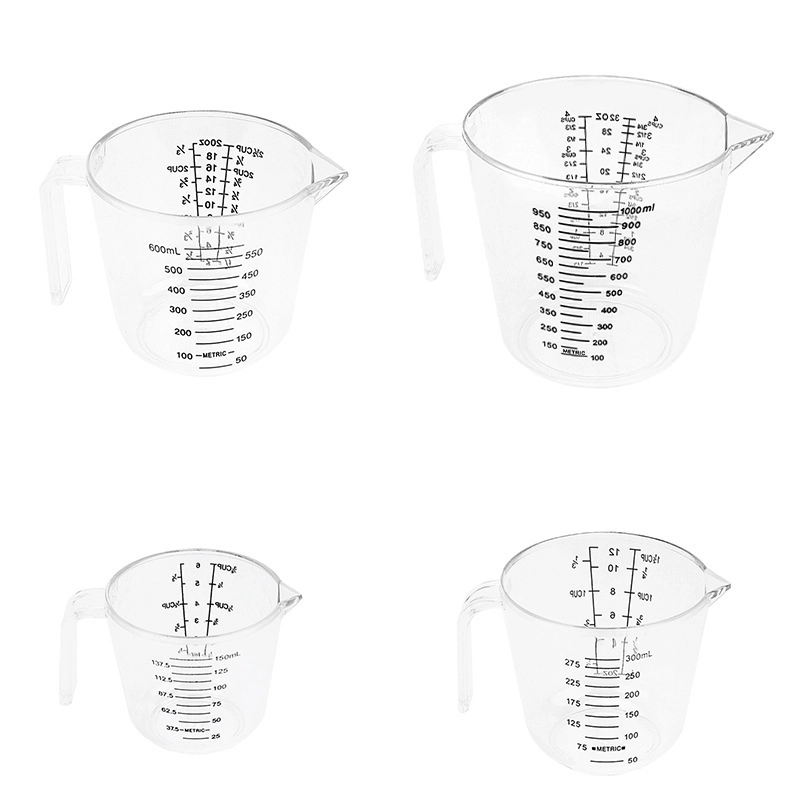 Bulk Wholesale PS Plastic Measuring Cup Set with OEM Customization