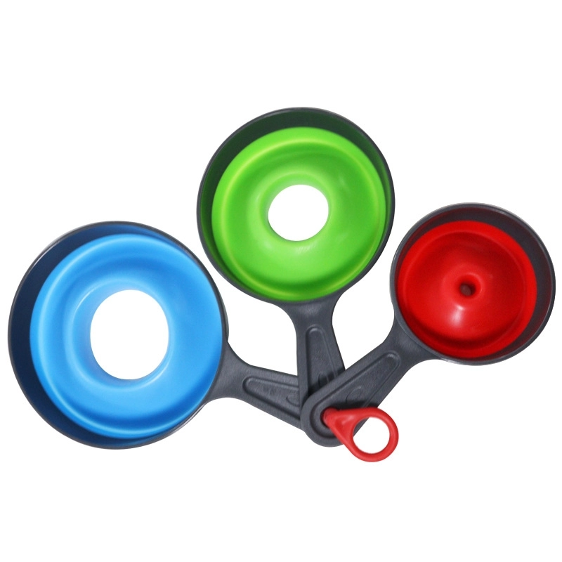 Wholesale 3-Piece Folding Funnel Set with OEM Customization