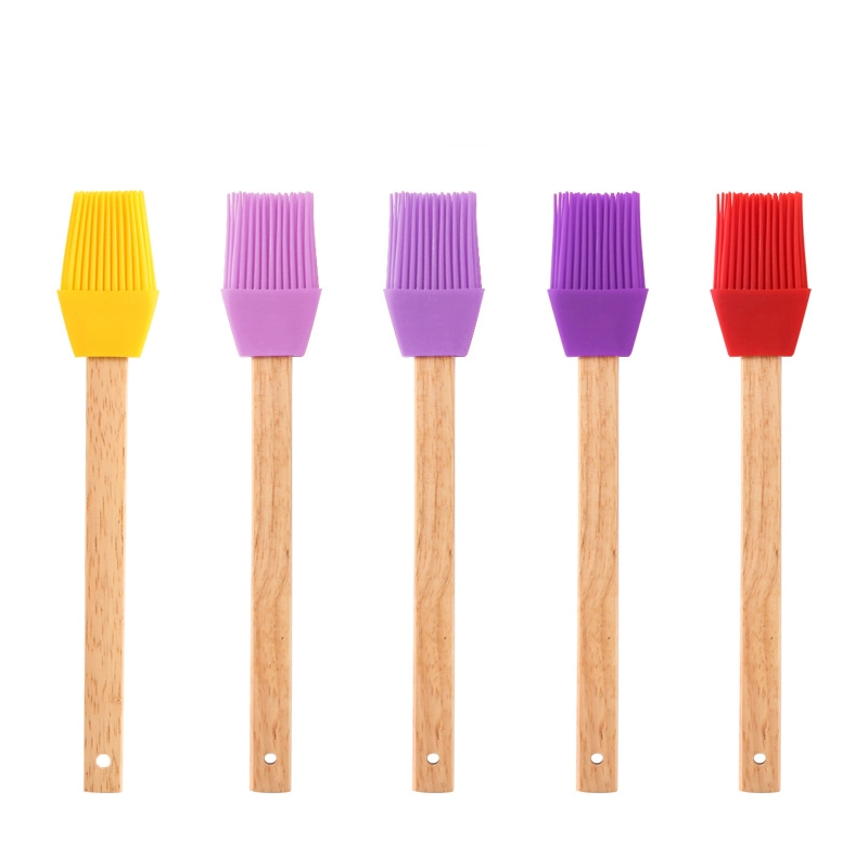Bulk Wholesale Pastry Brush, Wood Handle Oil Brush OEM Available