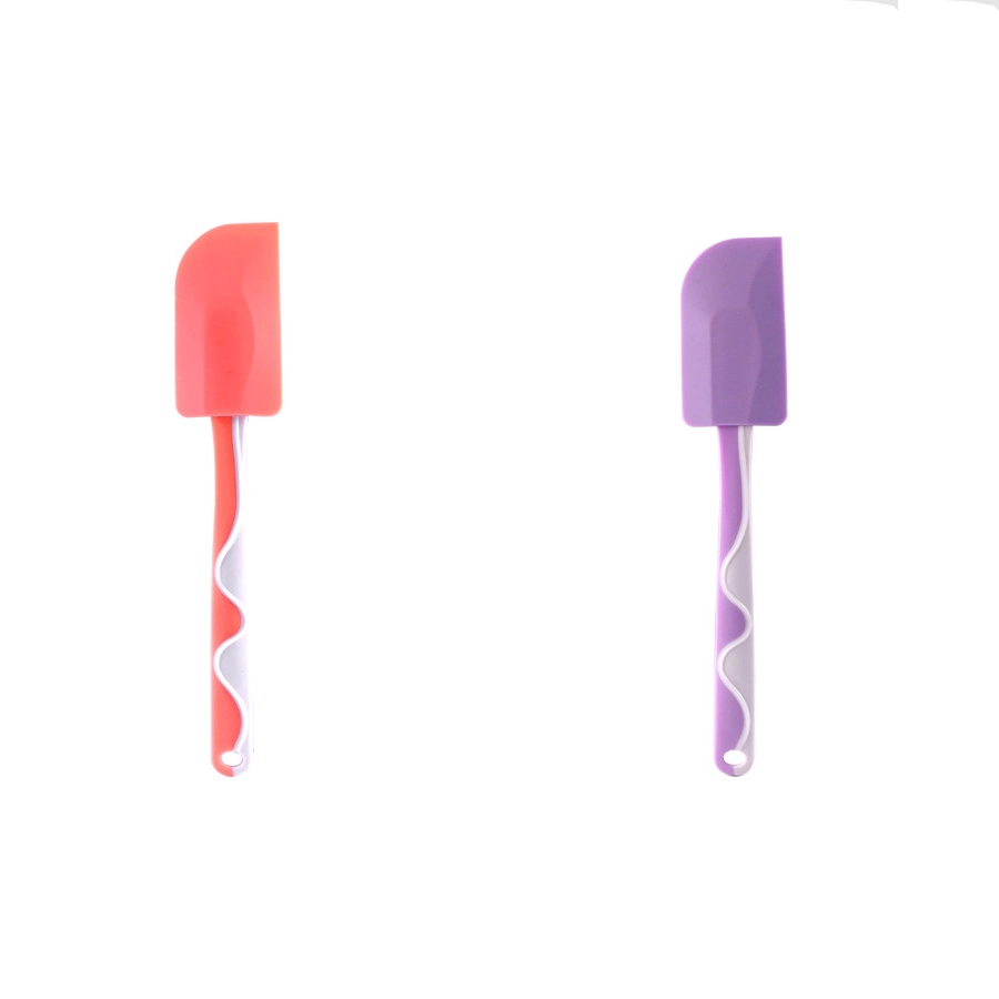 Wholesale Silicone Spatula, White Gourd Handle Half Scraper
