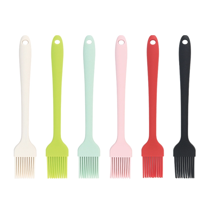 Wholesale Heatproof Pastry Brush, Solid Color Built-in Iron Small Oil