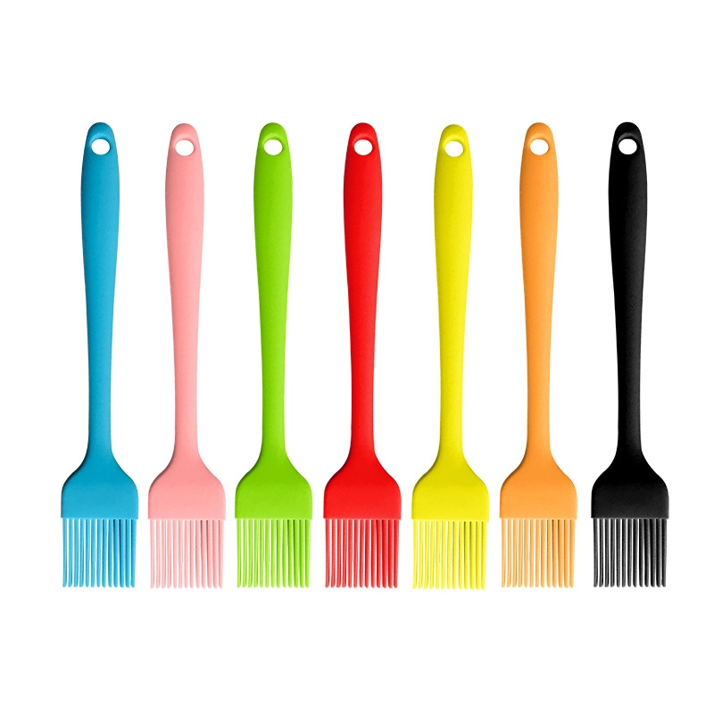 Bulk Wholesale Heatproof Pastry Brush, Solid Color Built-in Iron Oil