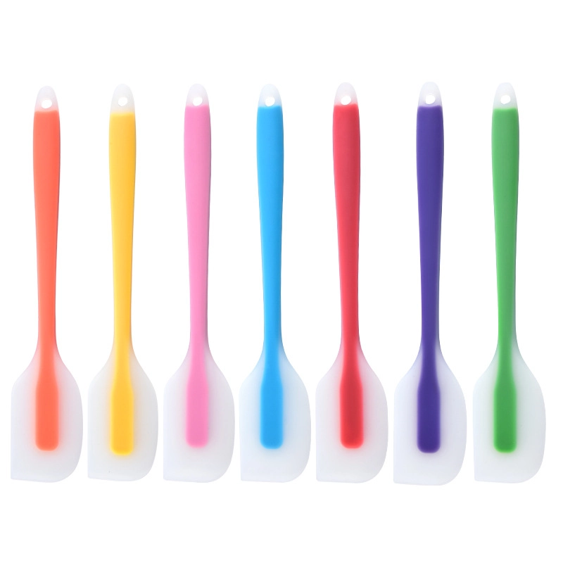 Wholesale Semi-Transparent Silicone Spatula, Heat-Resistant Scraper OEM