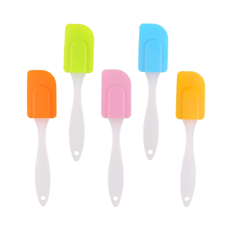 Wholesale High Temperature Silicone Spatula with Translucent Gourd Handle, OEM Available