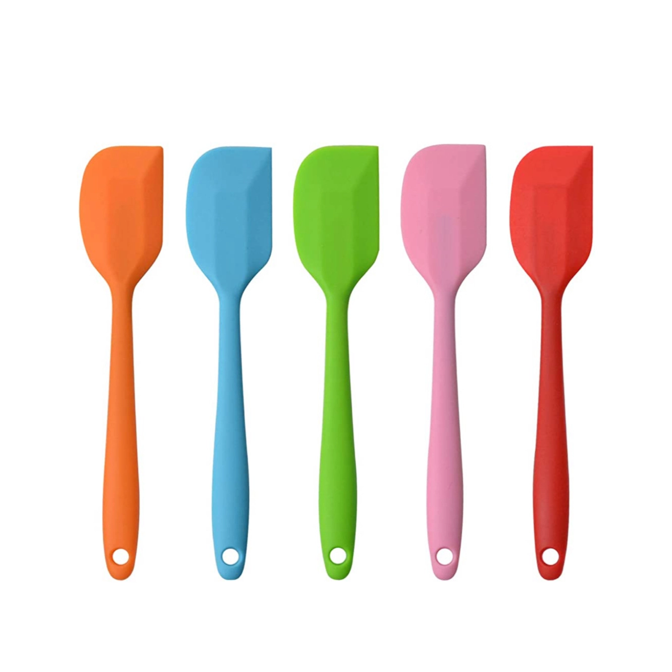 Wholesale Silicone Spatula, Solid Color Built-in Iron Large Scraper OEM Supplier