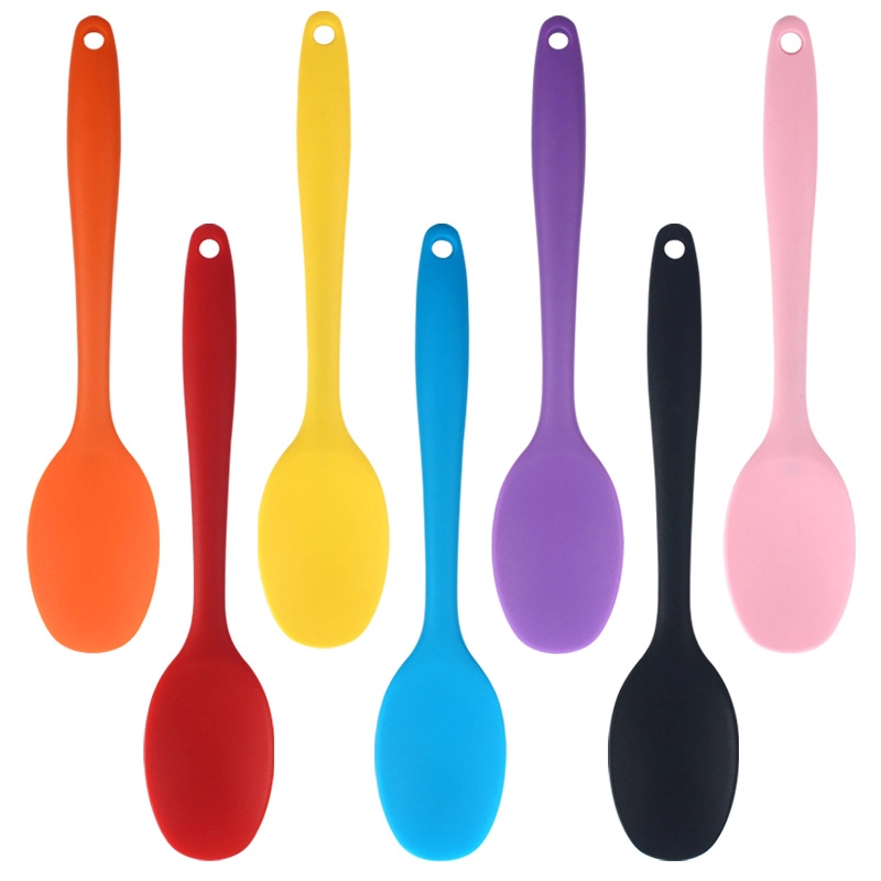 Wholesale Heat-Resistant Kitchen Spoon OEM, Solid Color Cooking Utensil
