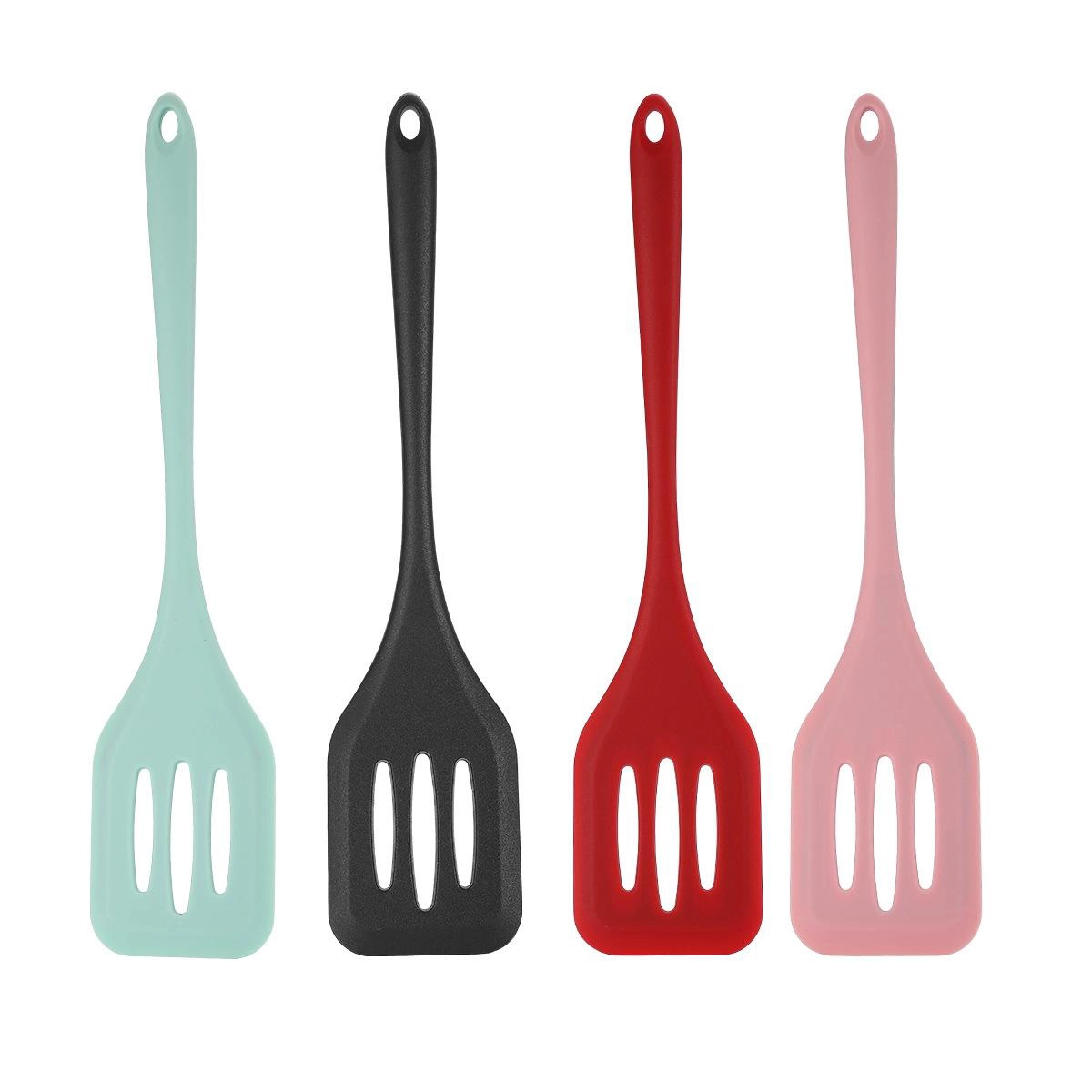 Wholesale Silicone Spatula, Built-in Nylon Non-stick Solid Color Spatula OEM