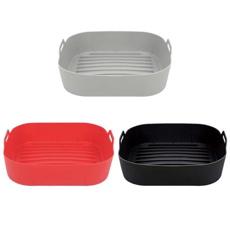 Wholesale Silicone Air Fryer Basket Liner Square with OEM Customization