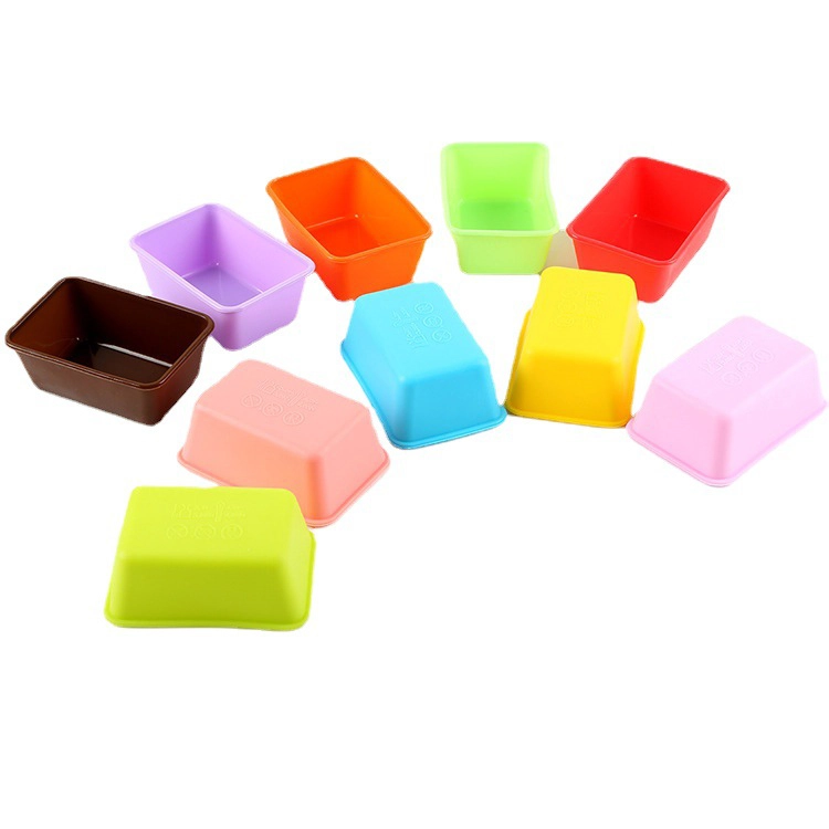 Wholesale Silicone Paper Cups – Rectangular Muffin Cups OEM Supplier