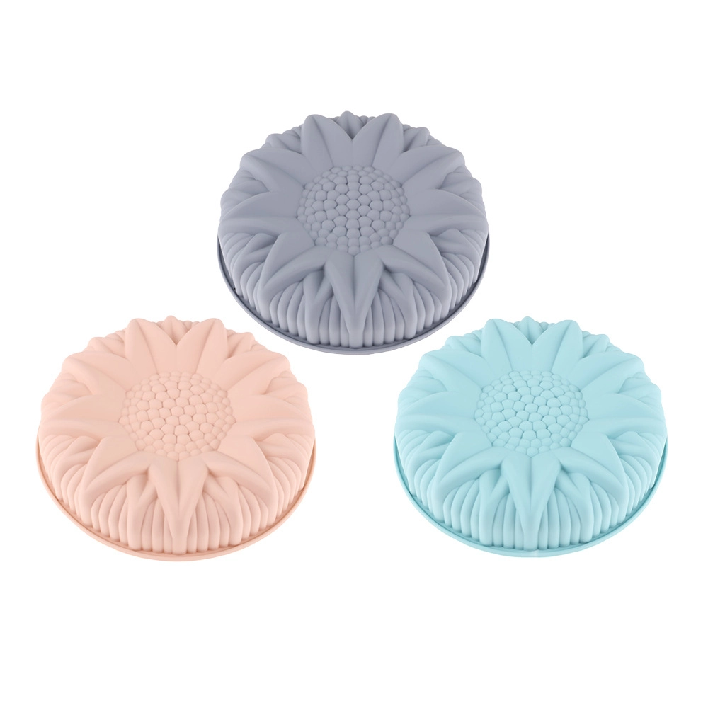 Wholesale Flower Shaped Silicone Cake Mold, Sunflower Cake Mold