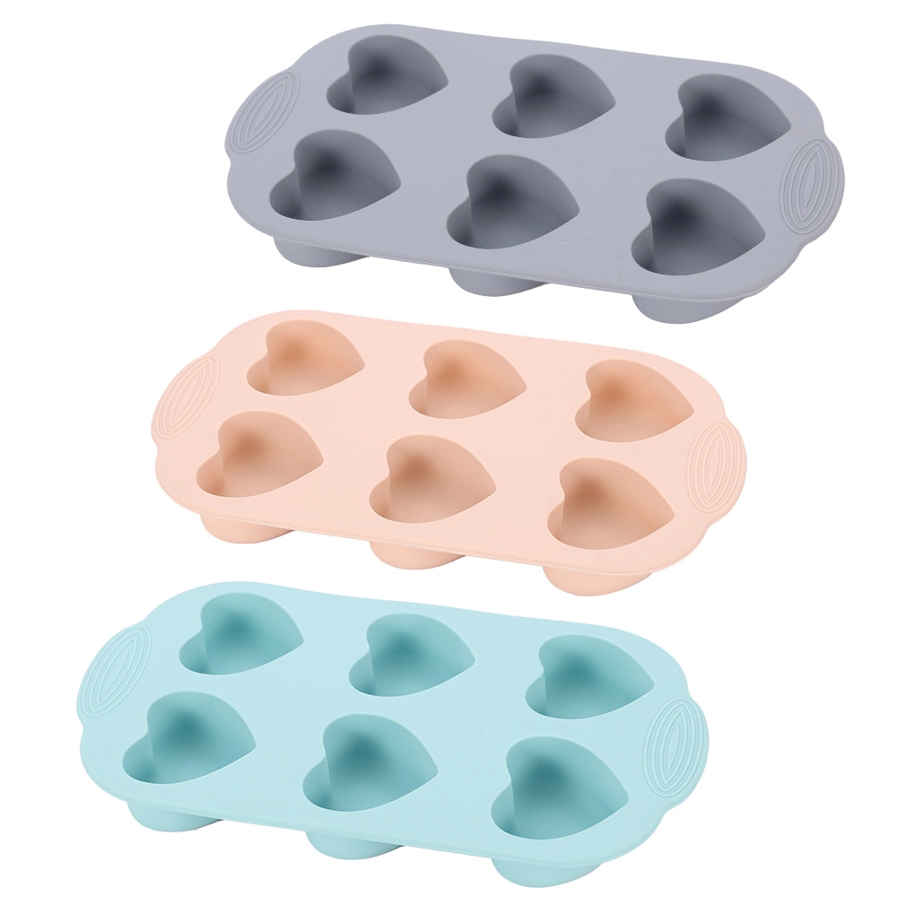 Wholesale Silicone Muffin Pan – 6-Piece Multi-Shape Cake Mold OEM Supplier