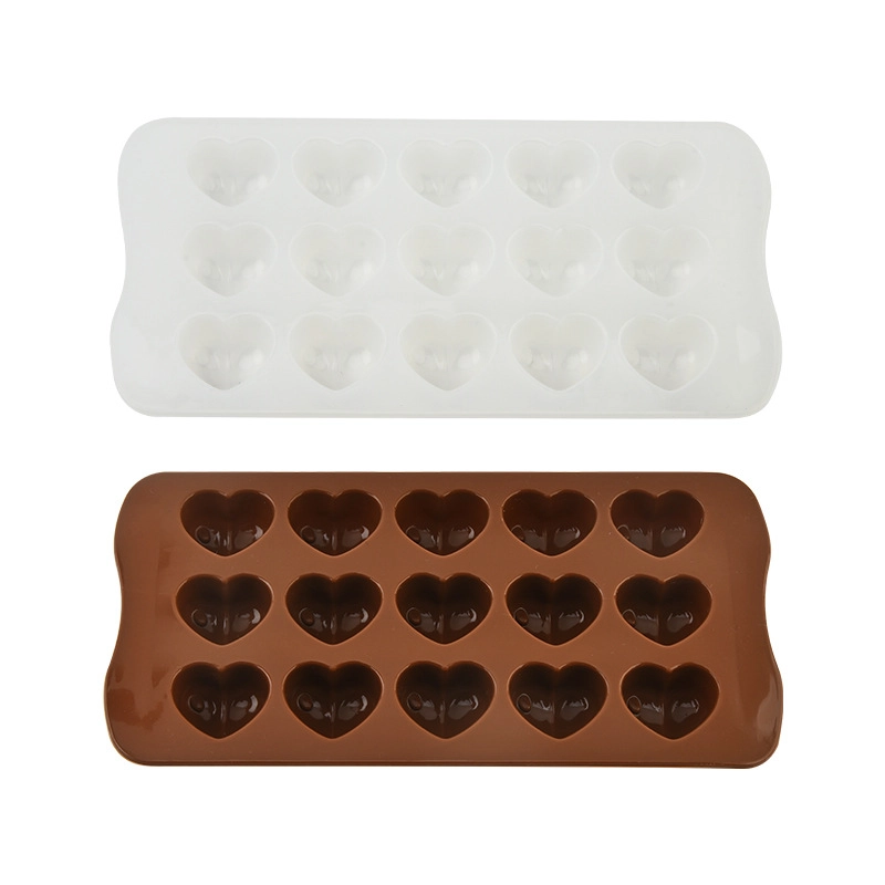 Wholesale Silicone Chocolate Molds, 15-Heart Chocolate Mold