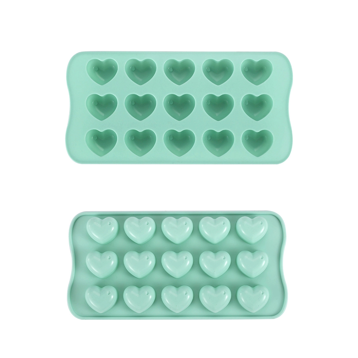 Wholesale Silicone Chocolate Molds, 15-Heart Chocolate Mold