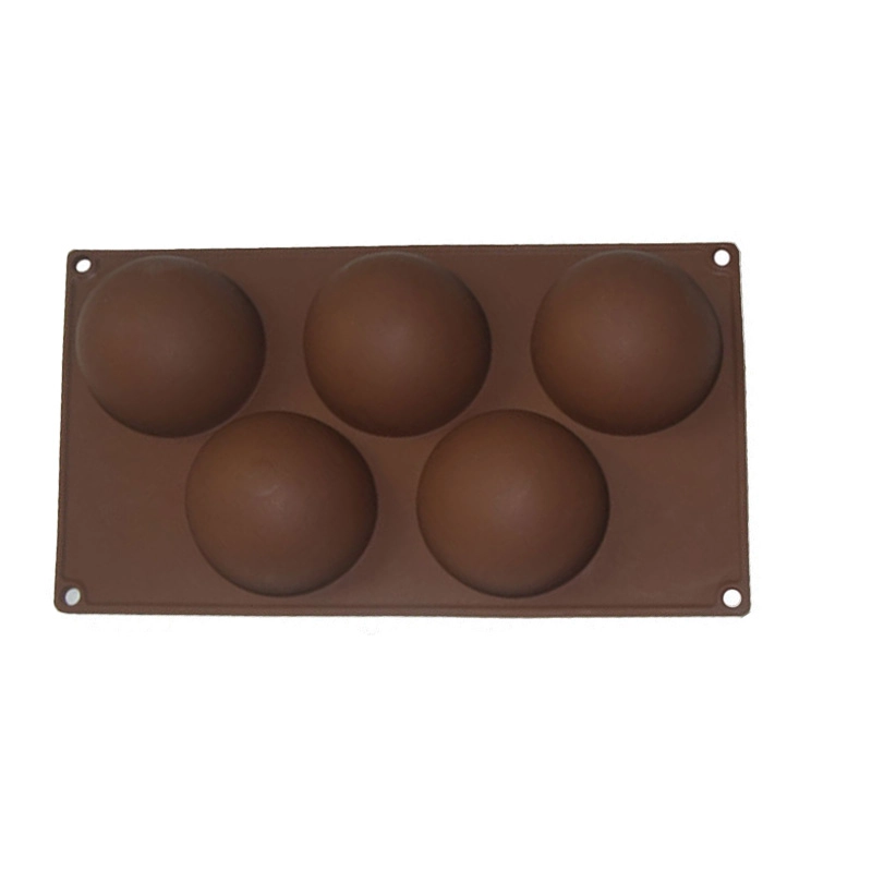 Bulk Wholesale 5-Piece Semicircular Chocolate Mold OEM Available